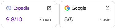 review Google & Expedia